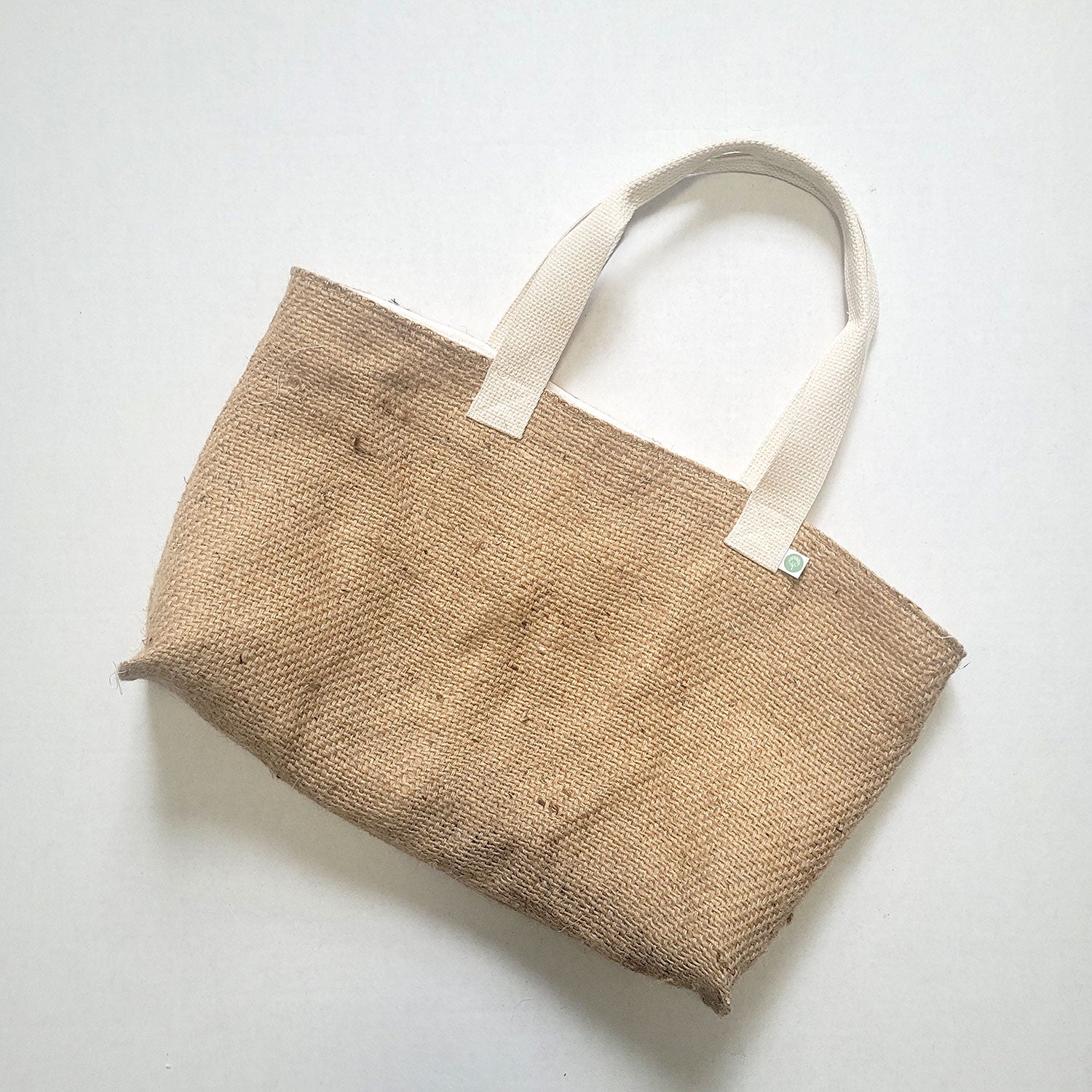 upcycled tote bag - plain FRONT