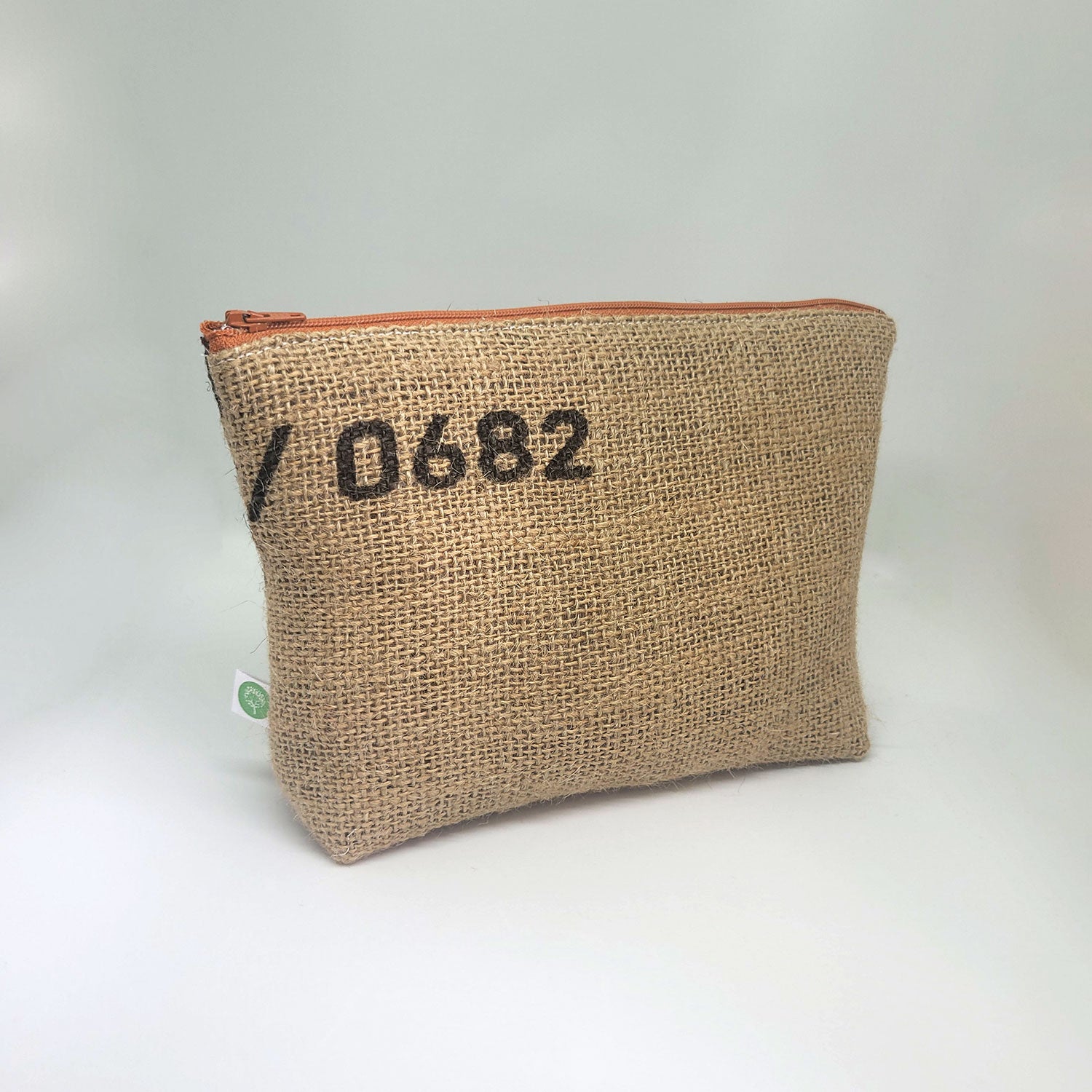 Upcycled Coffee Sack Zipper Pouch Ardent Earth